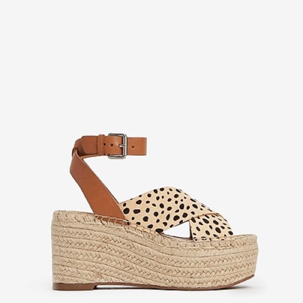 NEVER WORN: Carsie Wedge From Dolce Vita in Leopard